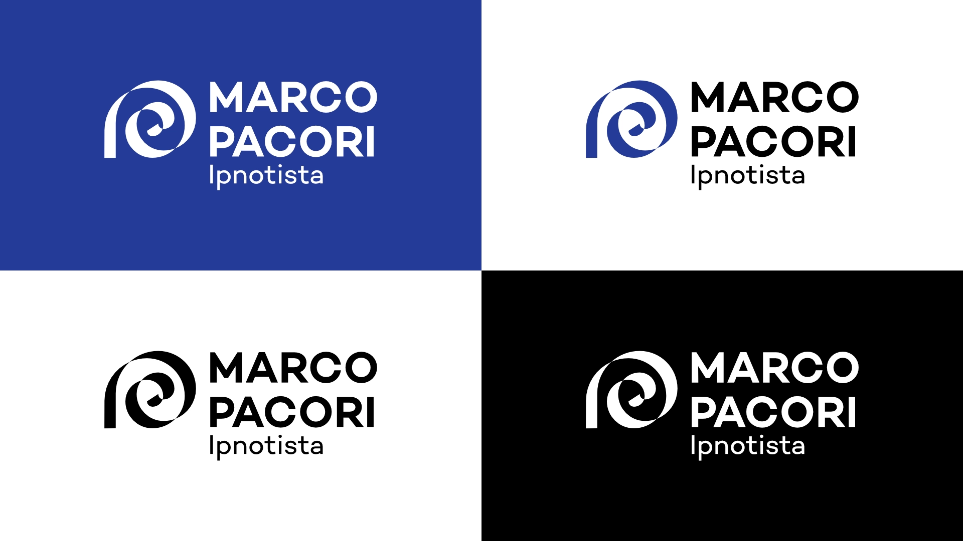 Icone e grafiche sito Marco Pacori — design Sibari Bonato