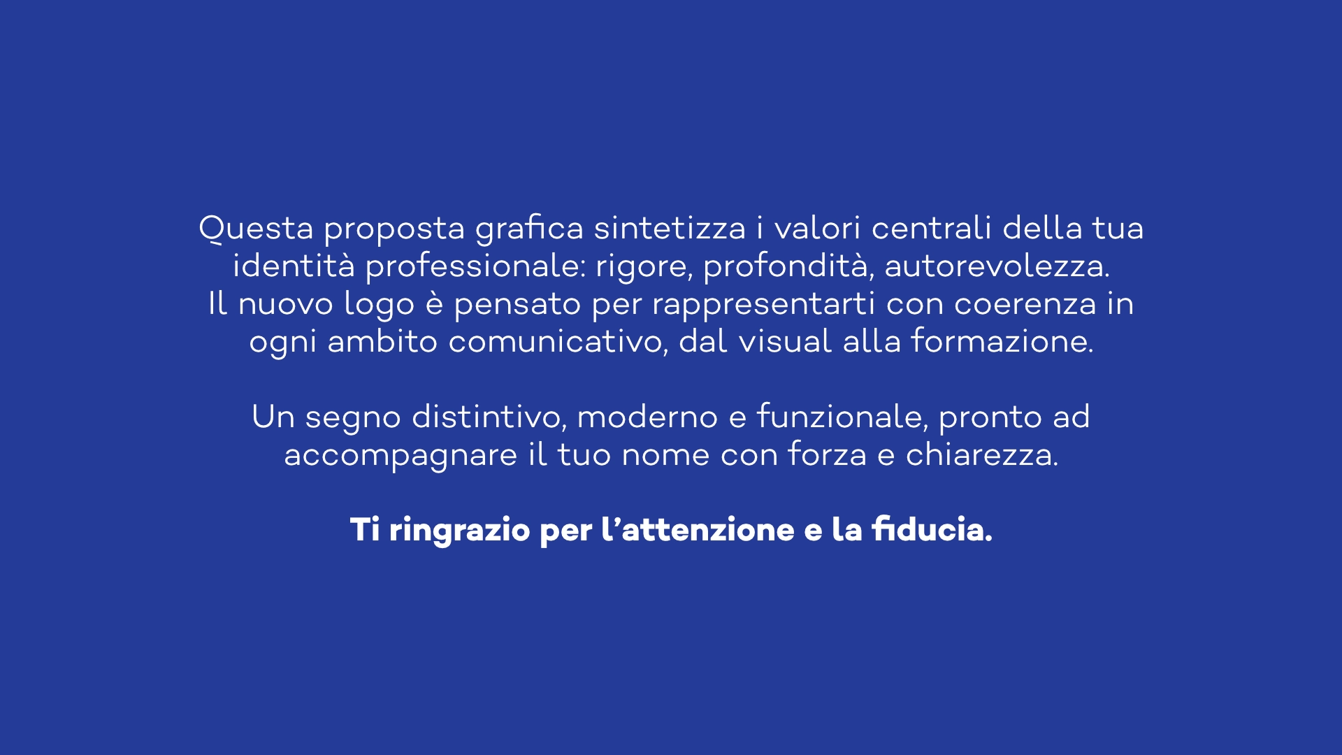 Panoramica progetto brand e web design per Marco Pacori — Sibari Bonato