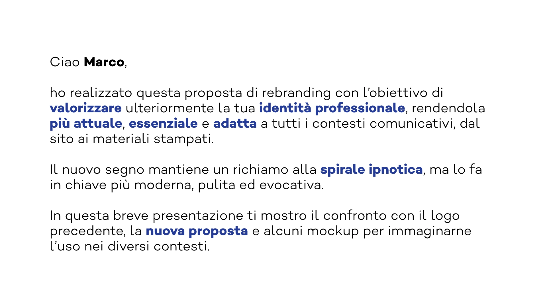 logo Dott. Marco Pacori psicologo Gorizia - brand identity Sibari Bonato
