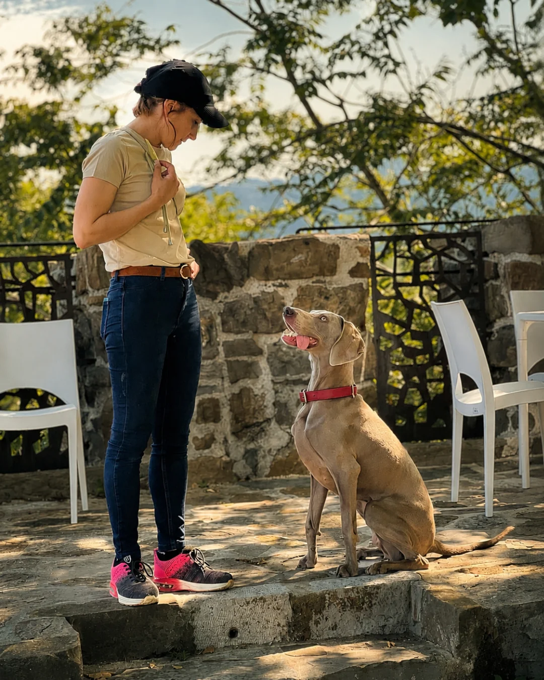 Kevin Cianci dog sitter agli eventi a Gorizia — brunch al Chincastello