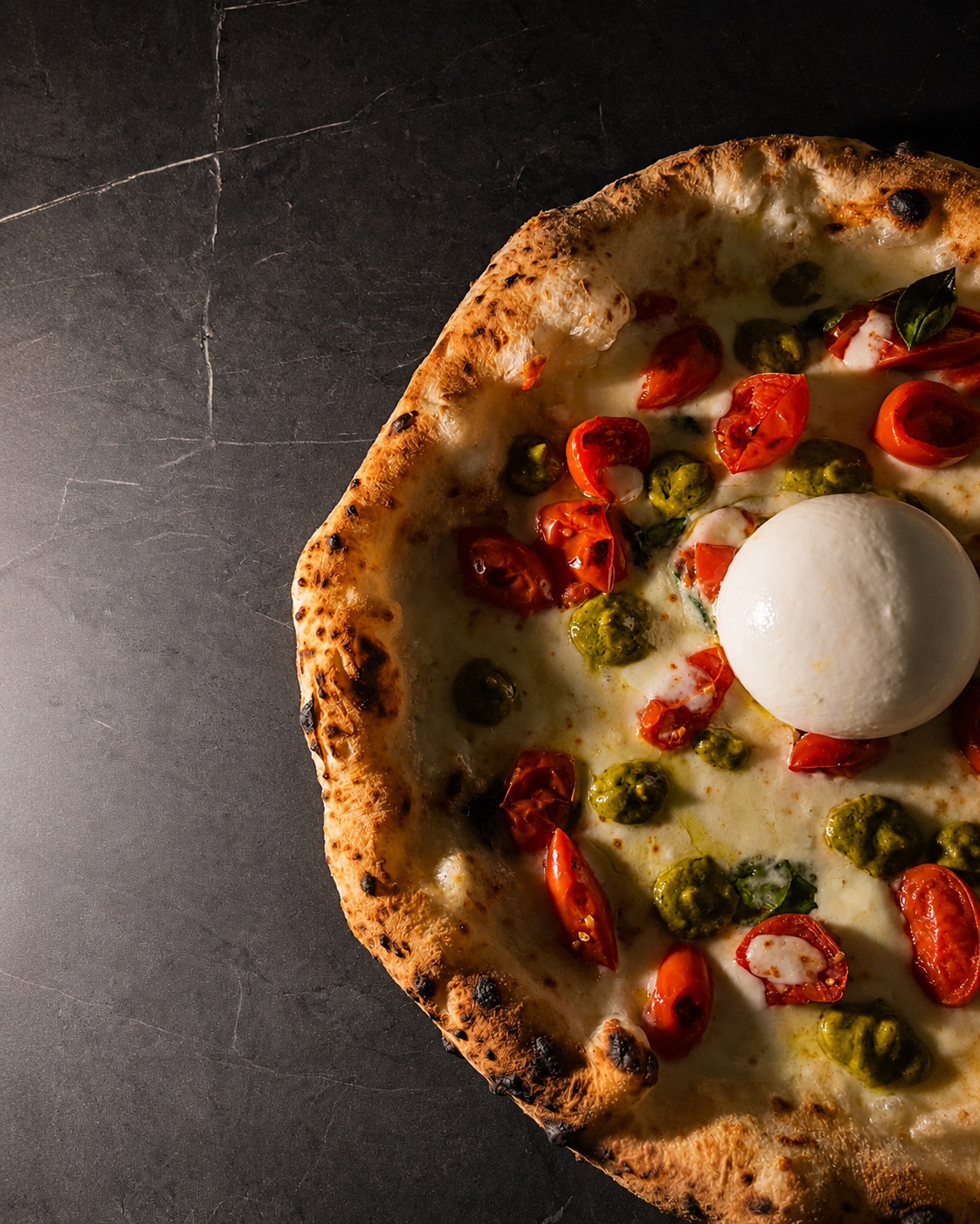 Creazione contenuti food per ristoranti a Gorizia &mdash; pizza napoletana, Sibari Bonato