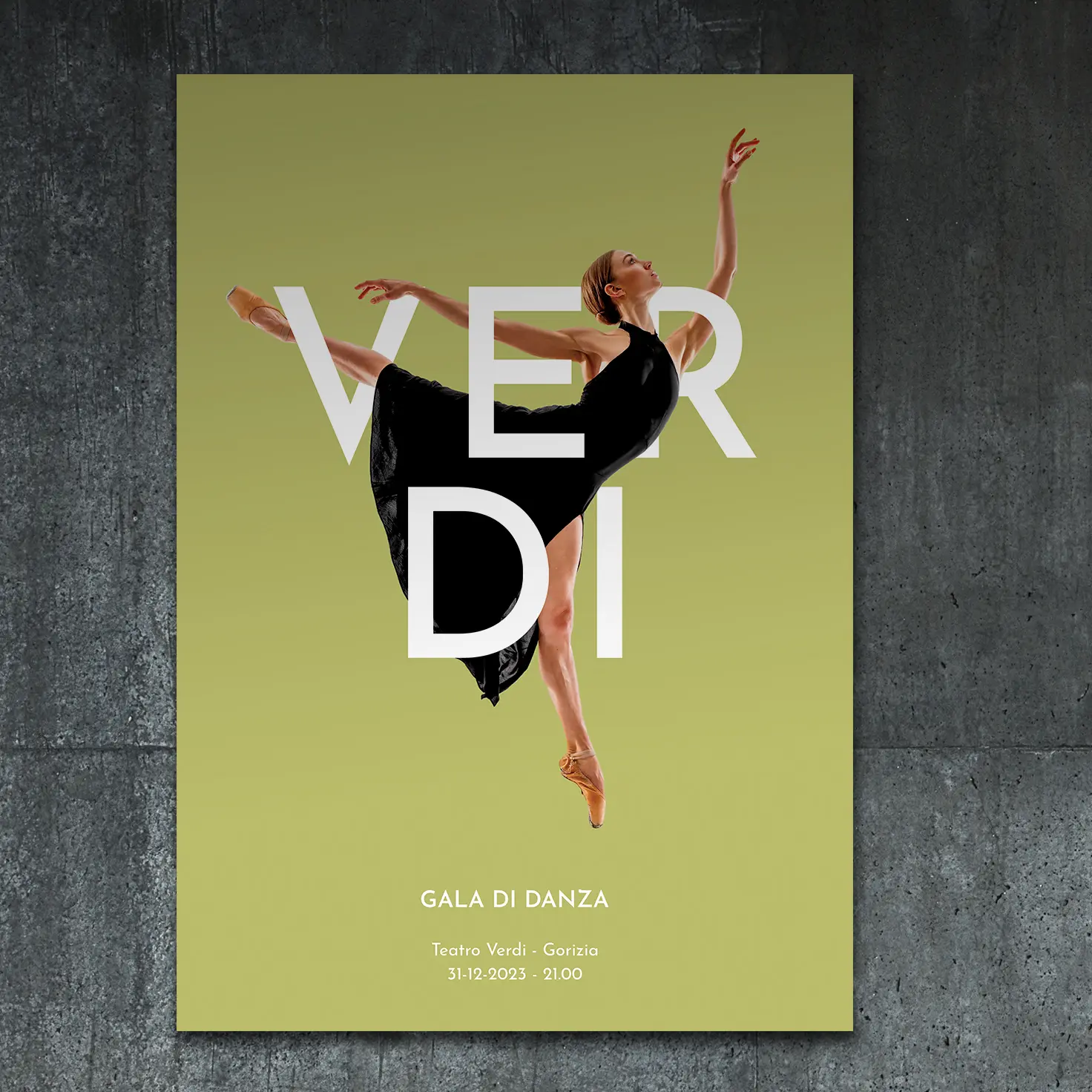 Poster Gal&agrave; di Danza Teatro Verdi Gorizia — Sibari Bonato