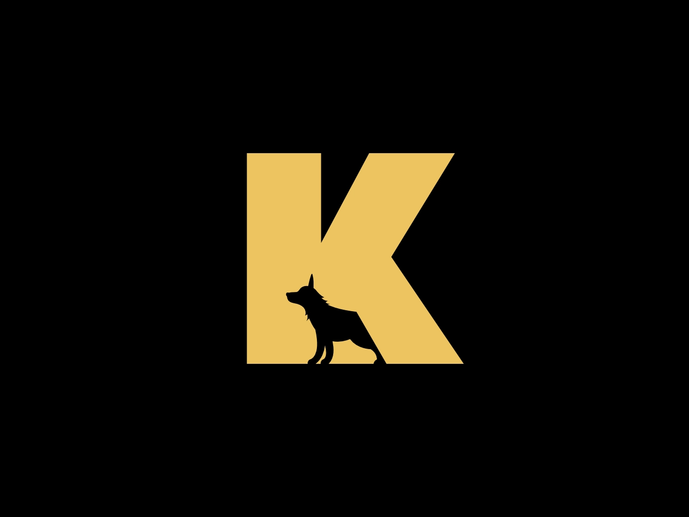 logo Kevin dog sitter educatore cinofilo Gorizia - brand identity Sibari Bonato